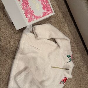Lilly Pulitzer Cream Cowl Neck Sweater bnwt